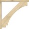 Ekena Millwork Imperial Block Rough Sawn Bracket w/ Offset Brace, Douglas Fir, 4"W x 40"D x 40"H BKT0402X40X40IMP05RDF - alternate 3